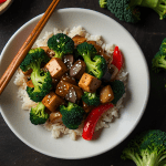 Broccoli Mushroom Tofu Stir Fry